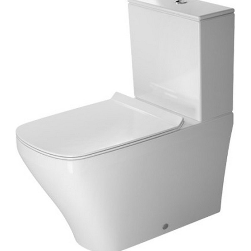 Duravit DuraStyle DualFlush Elongated Close Coupled Toilet (Seat and